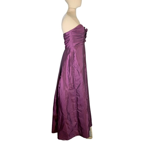 Priscilla of Boston Strapless Formal Evening Maxi Dress Size 8 - Picture 2 of 9
